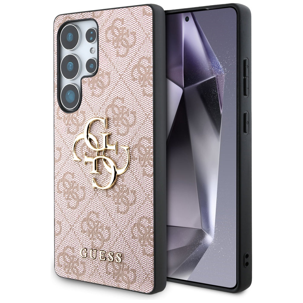 Hülle für Samsung Galaxy S25 Ultra S938, Guess, 4G Big Logo, Rosa