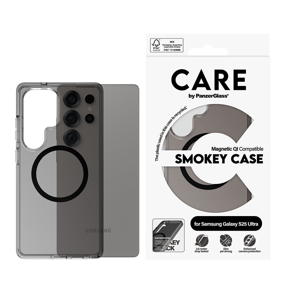 Hülle für Samsung Galaxy S25 Ultra S938, PanzerGlass, Care Urban Combat, Schwarz