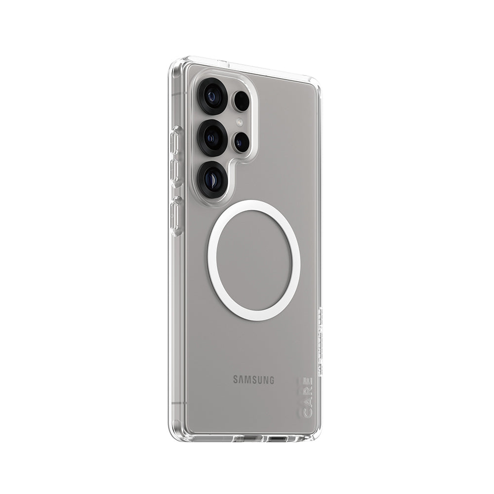 Hülle für Samsung Galaxy S25 Ultra S938, PanzerGlass, Care Urban Combat, Transparent Weiß