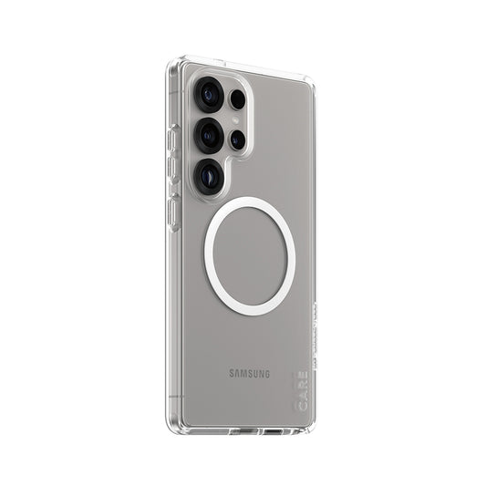 Hülle für Samsung Galaxy S25 Ultra S938, PanzerGlass, Care Urban Combat, Transparent Weiß
