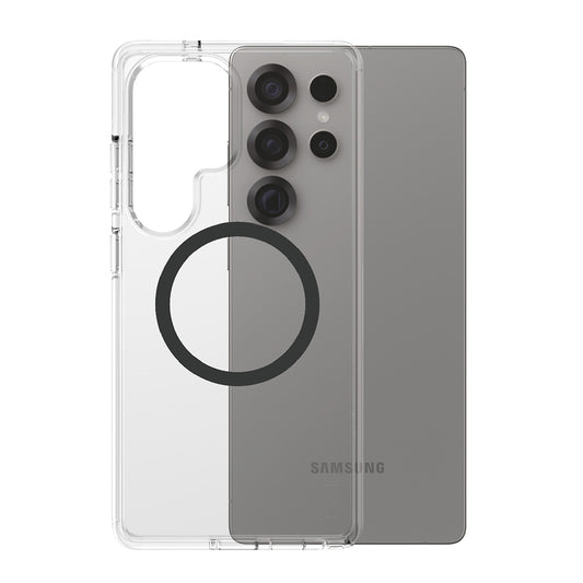 Hülle für Samsung Galaxy S25 Ultra S938, PanzerGlass, Care Urban Combat, Schwarz Transparent