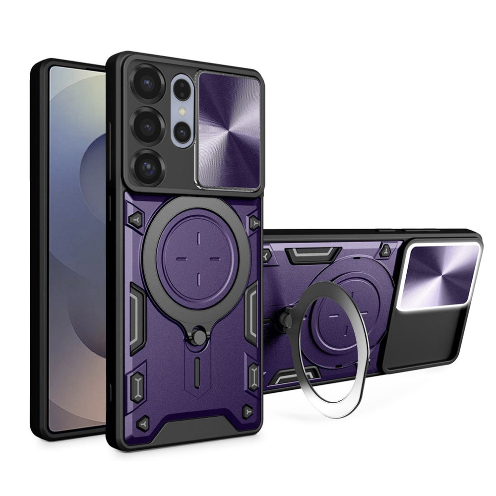 Hülle für Samsung Galaxy S25 Ultra S938, Techsuit, CamGuard Pro, Lila