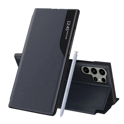 Hülle für Samsung Galaxy S25 Ultra S938, Techsuit, eFold, Dunkelblau