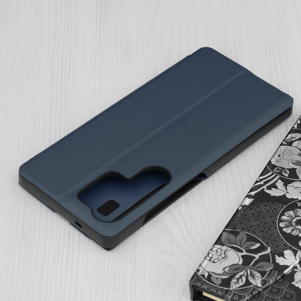 Hülle für Samsung Galaxy S25 Ultra S938, Techsuit, eFold, Dunkelblau