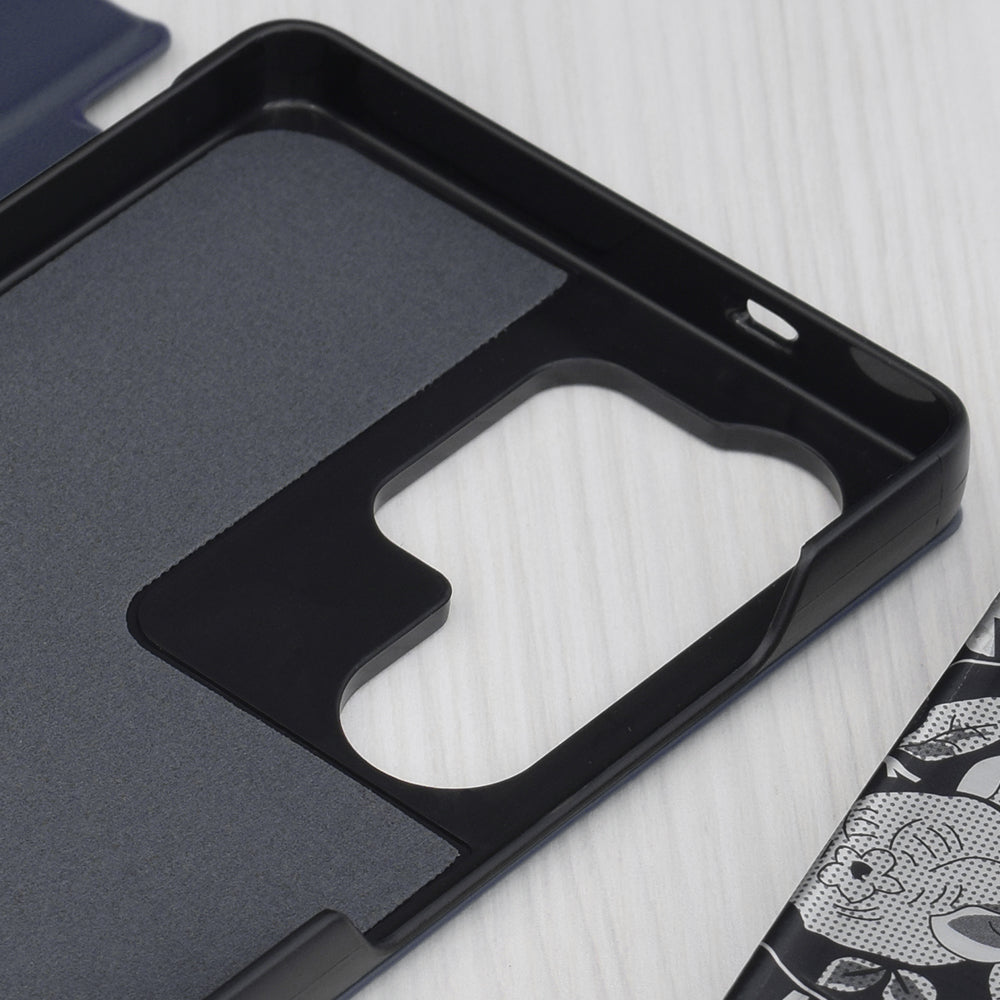 Hülle für Samsung Galaxy S25 Ultra S938, Techsuit, eFold, Dunkelblau