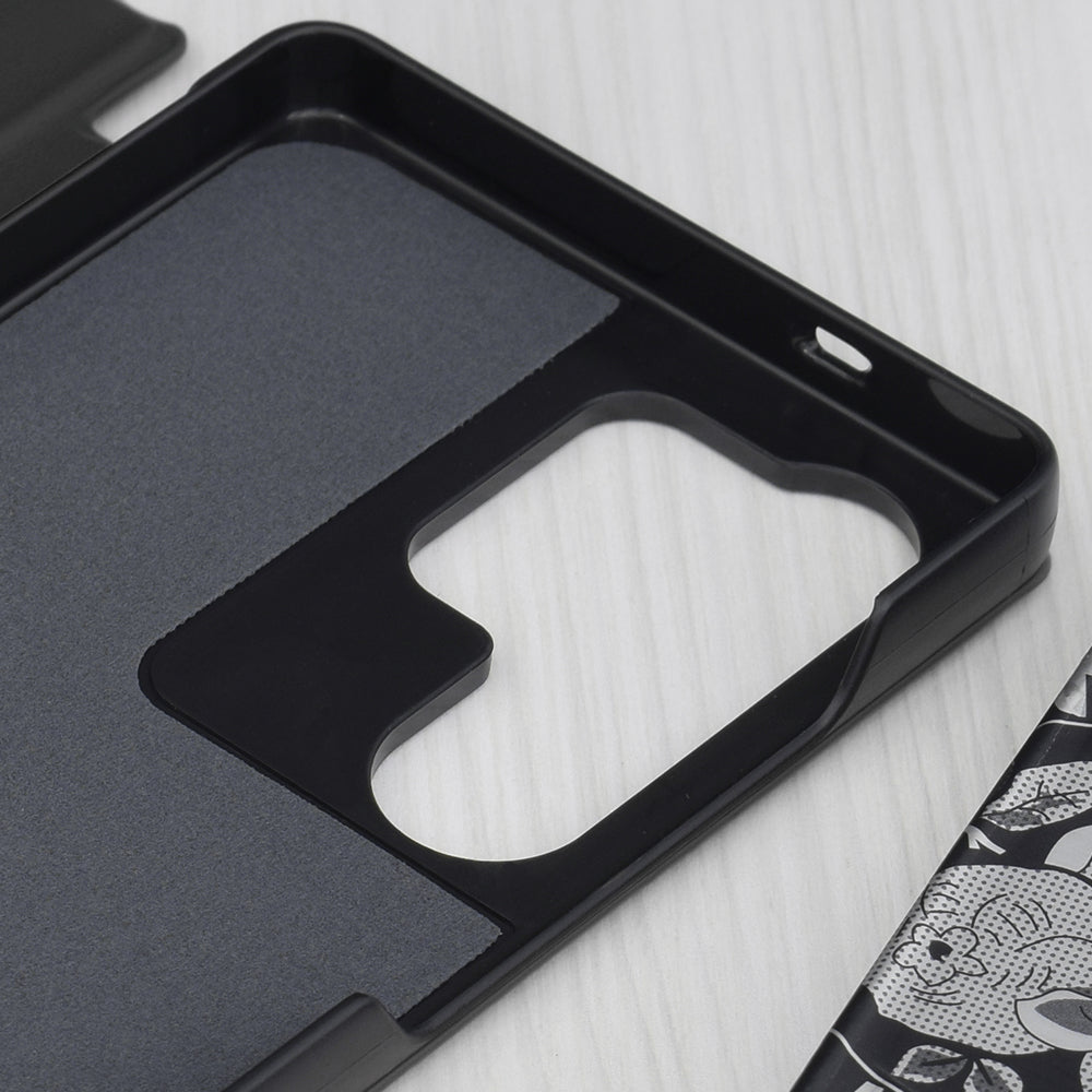Hülle für Samsung Galaxy S25 Ultra S938, Techsuit, eFold, Schwarz