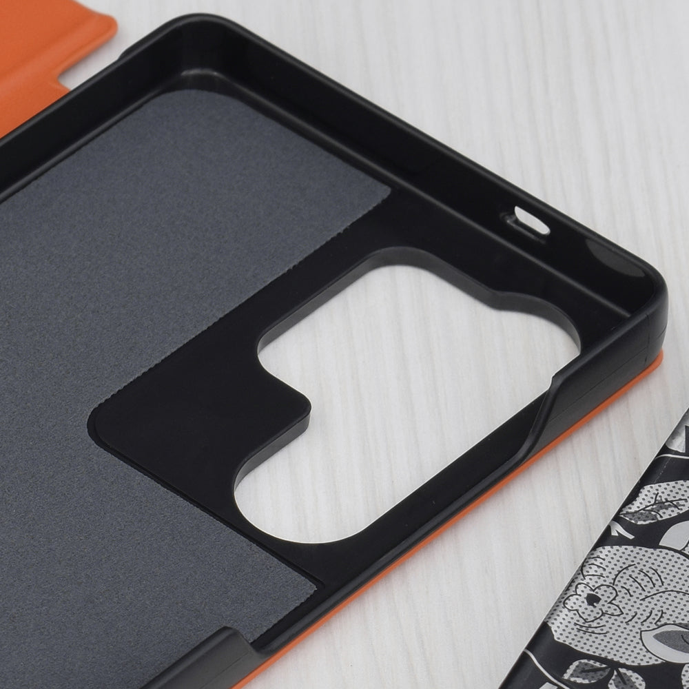 Hülle für Samsung Galaxy S25 Ultra S938, Techsuit, eFold, Orange