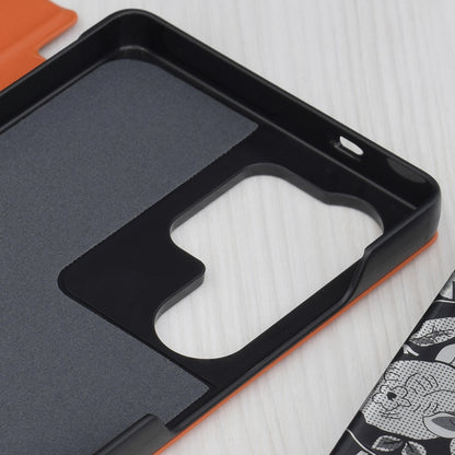 Hülle für Samsung Galaxy S25 Ultra S938, Techsuit, eFold, Orange