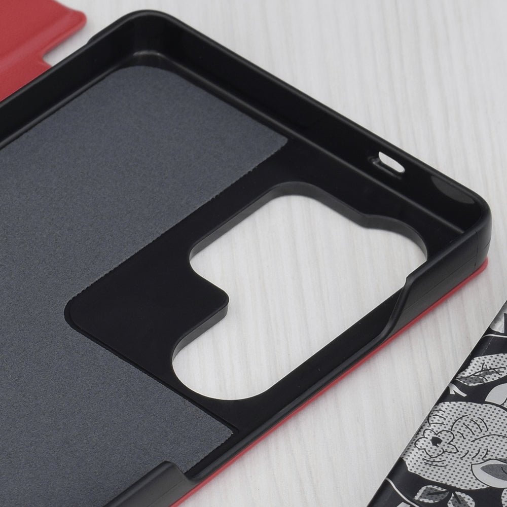 Hülle für Samsung Galaxy S25 Ultra S938, Techsuit, eFold, Rot