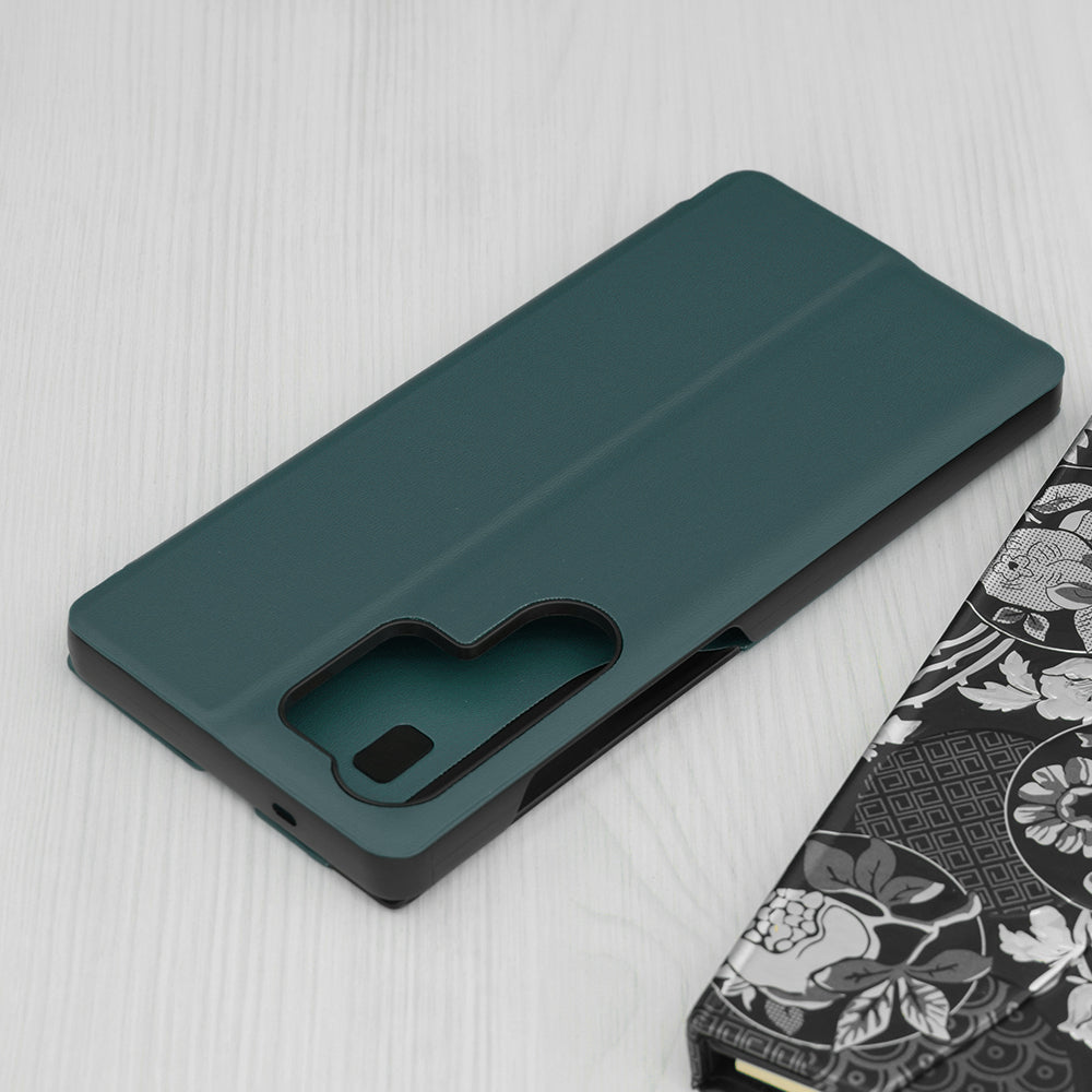 Hülle für Samsung Galaxy S25 Ultra S938, Techsuit, eFold, Grün