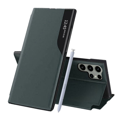 Hülle für Samsung Galaxy S25 Ultra S938, Techsuit, eFold, Grün