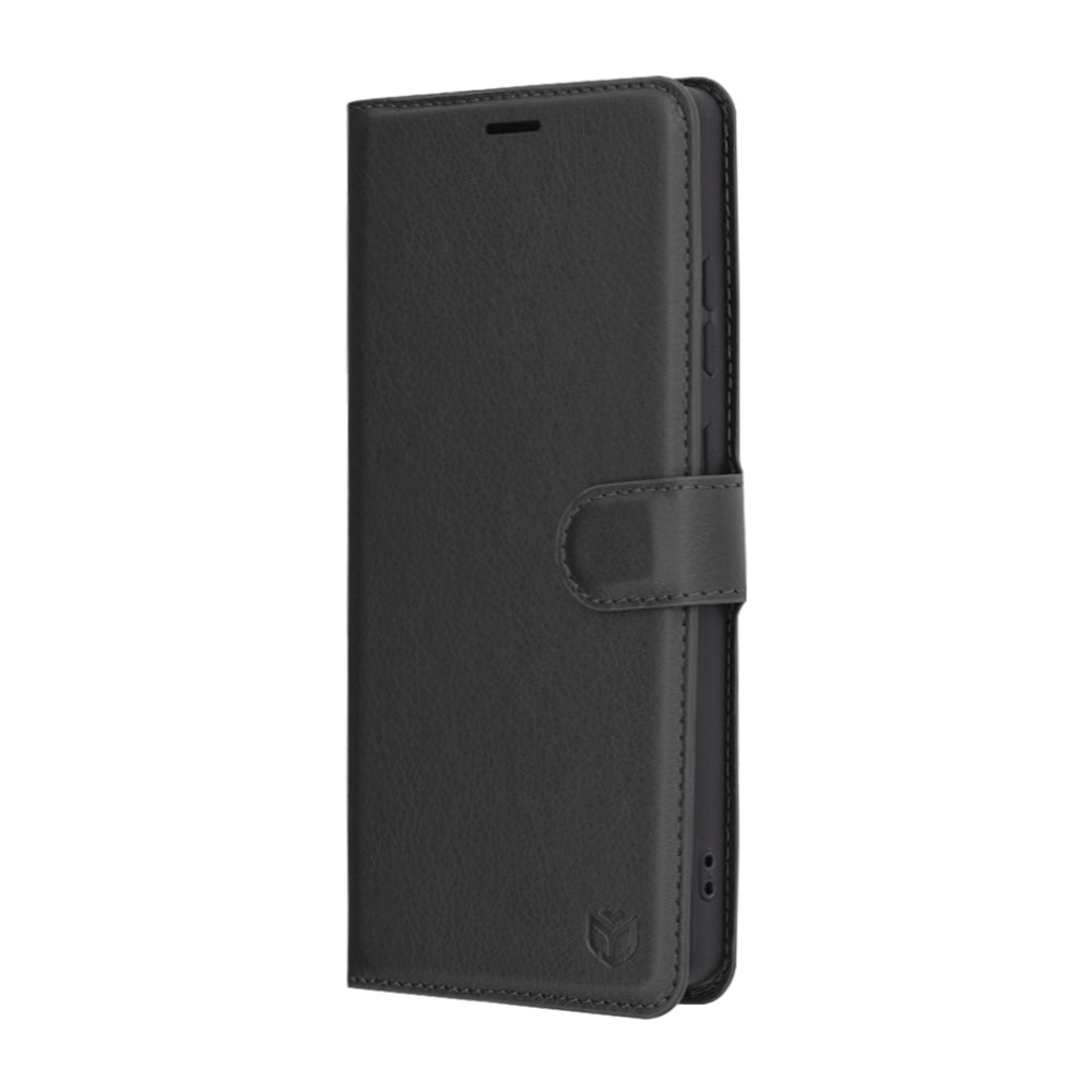 Case for Samsung Galaxy S25 Ultra S938, Techsuit, Leather Folio, Black