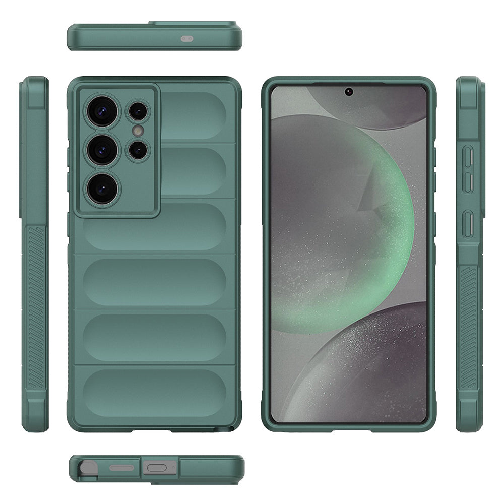Hülle für Samsung Galaxy S25 Ultra S938, Techsuit, Magic Shield, Schwarz