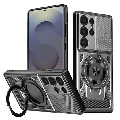 Hülle für Samsung Galaxy S25 Ultra S938, Techsuit, RuggedCam, Grau