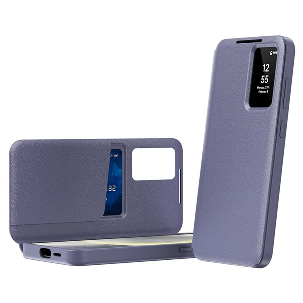 Hülle für Samsung Galaxy S25 Ultra S938, Techsuit, SmartView, Lila