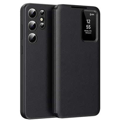 Case for Samsung Galaxy S25 Ultra S938, Techsuit, SmartView, Black
