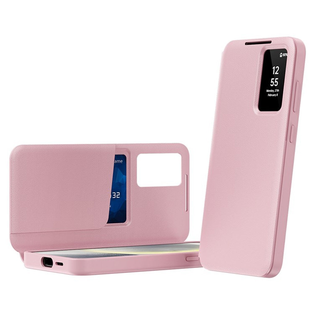 Hülle für Samsung Galaxy S25 Ultra S938, Techsuit, SmartView, Rosa