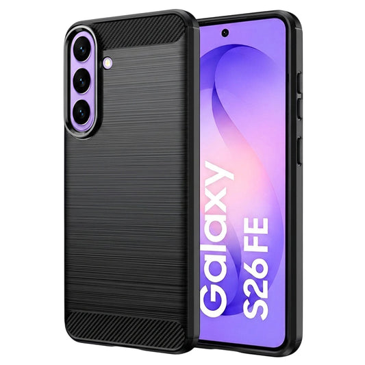 Case for Samsung Galaxy S26 FE / S25 FE, Techsuit, Carbon, Black