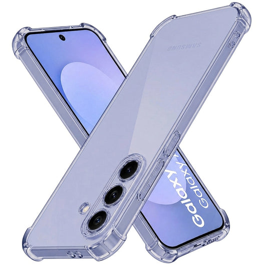 Hülle für Samsung Galaxy S26 FE S741 / S25 FE, Techsuit, stoßfest klar, rauchfarben
