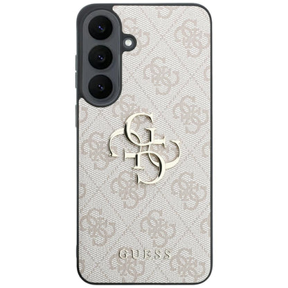 Hülle für Samsung Galaxy S26 FE S741, Guess, 4G Metall-Logo, Rosa