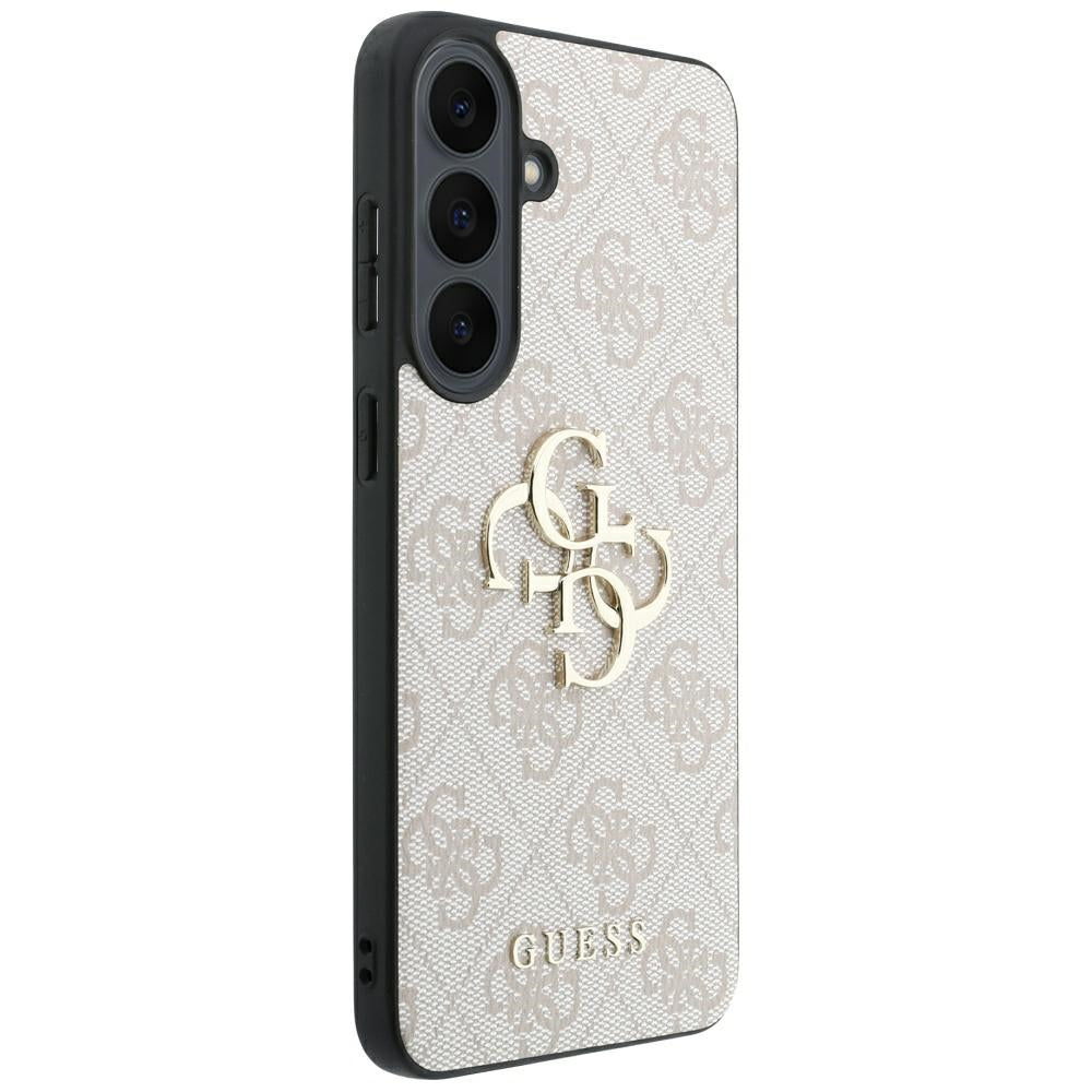 Hülle für Samsung Galaxy S26 FE S741, Guess, 4G Metall-Logo, Rosa