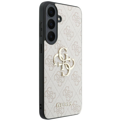 Hülle für Samsung Galaxy S26 FE S741, Guess, 4G Metall-Logo, Rosa