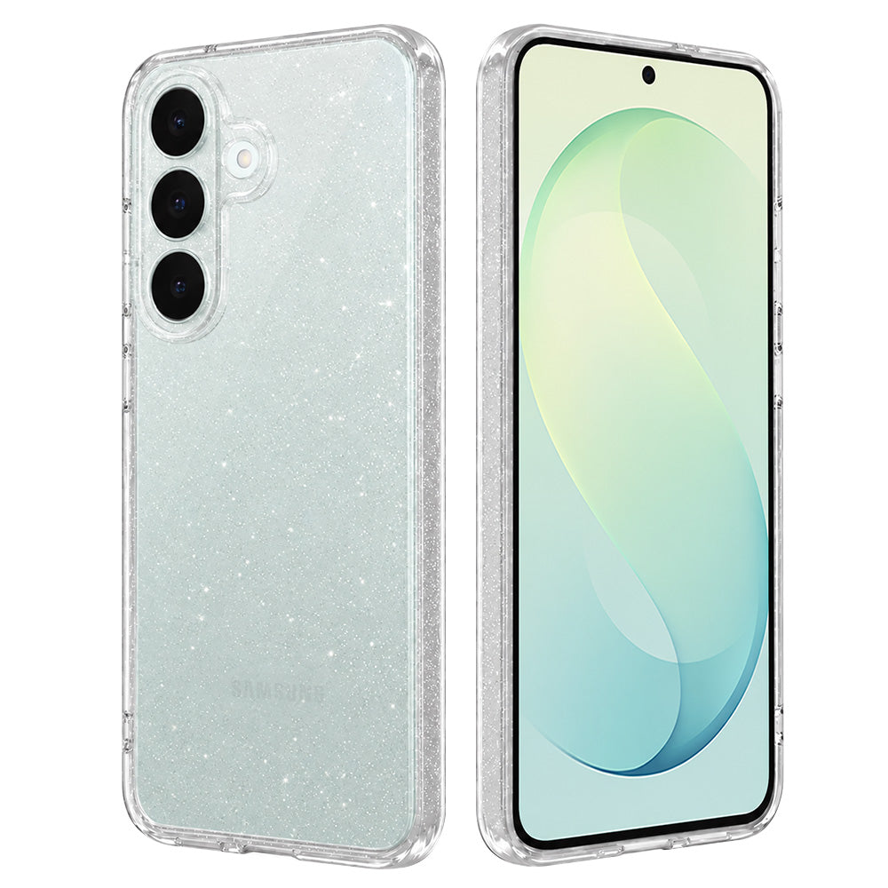 Hülle für Samsung Galaxy S26 FE S741 / S25 FE, Techsuit, SparkleSkin, transparent