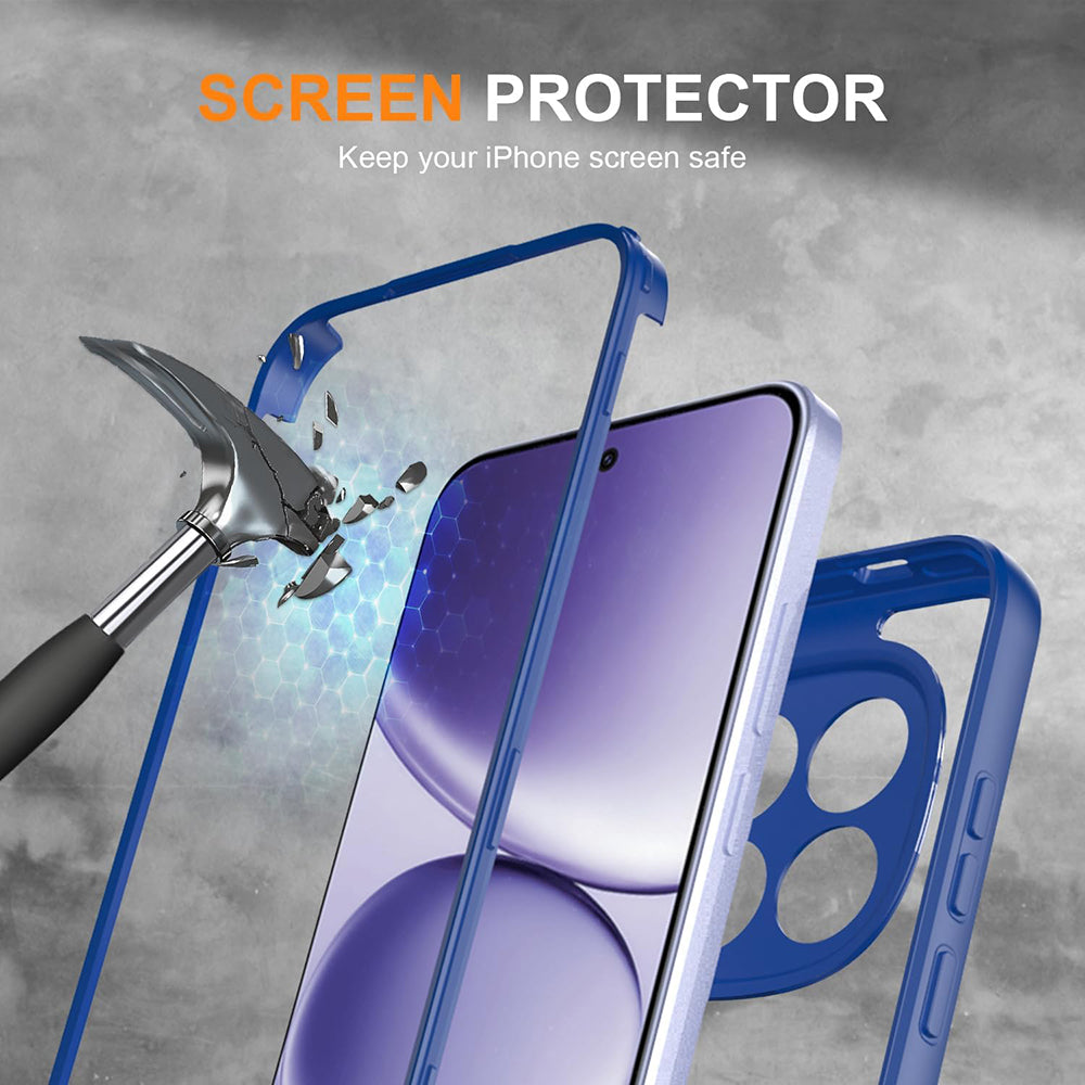 Hülle für Samsung Galaxy S26 FE S741, Techsuit, ColorVerse 360, Blau