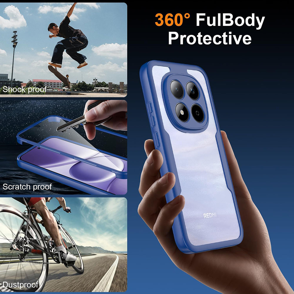 Hülle für Samsung Galaxy S26 FE S741, Techsuit, ColorVerse 360, Blau