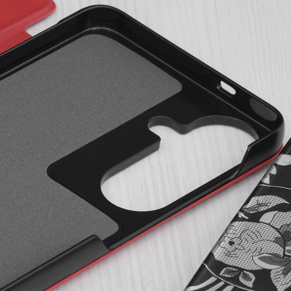 Hülle für Samsung Galaxy S26 FE S741, Techsuit, eFold, Rot