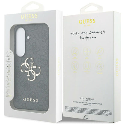 Case for Samsung Galaxy S26 Plus S947, Guess, 4G Big Logo, Black