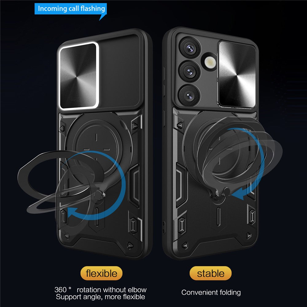 Hülle für Samsung Galaxy S26 Plus, Techsuit, CamGuard Pro, Schwarz