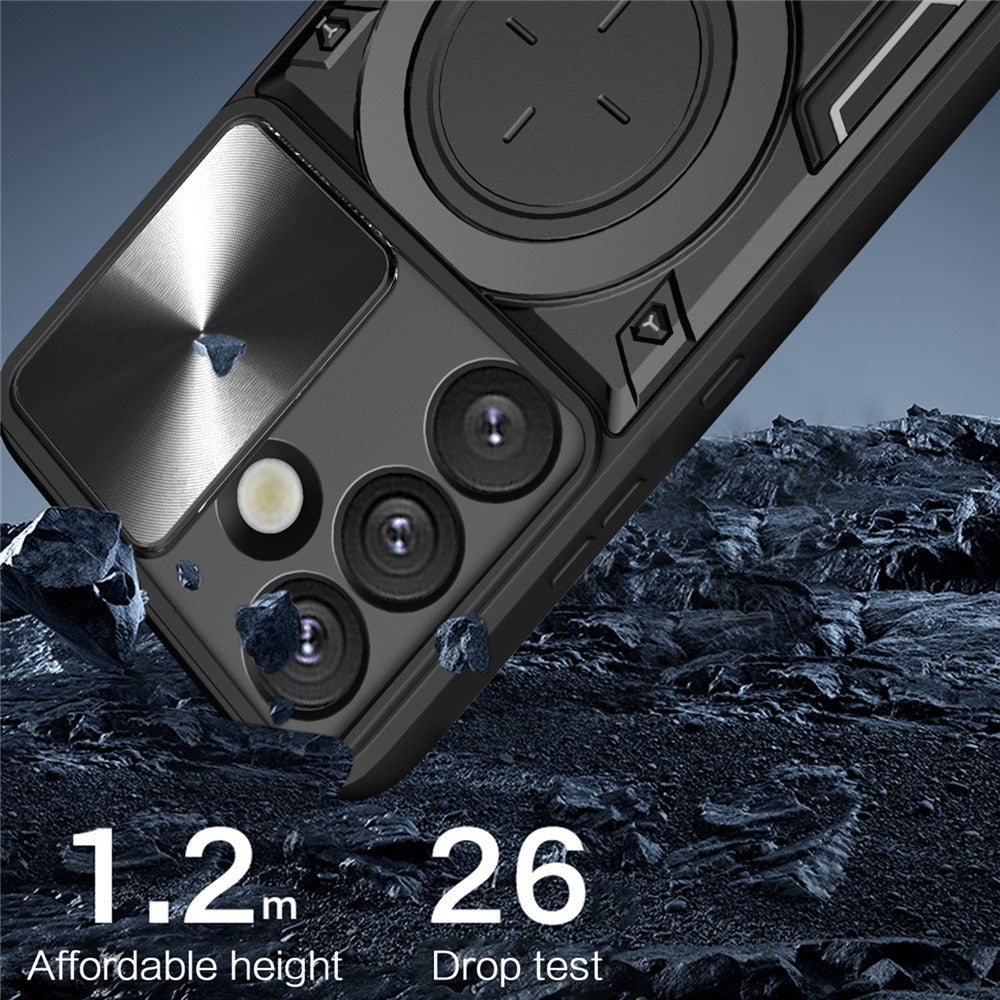 Case for Samsung Galaxy S26 Plus, Techsuit, CamGuard Pro, Rose Gold