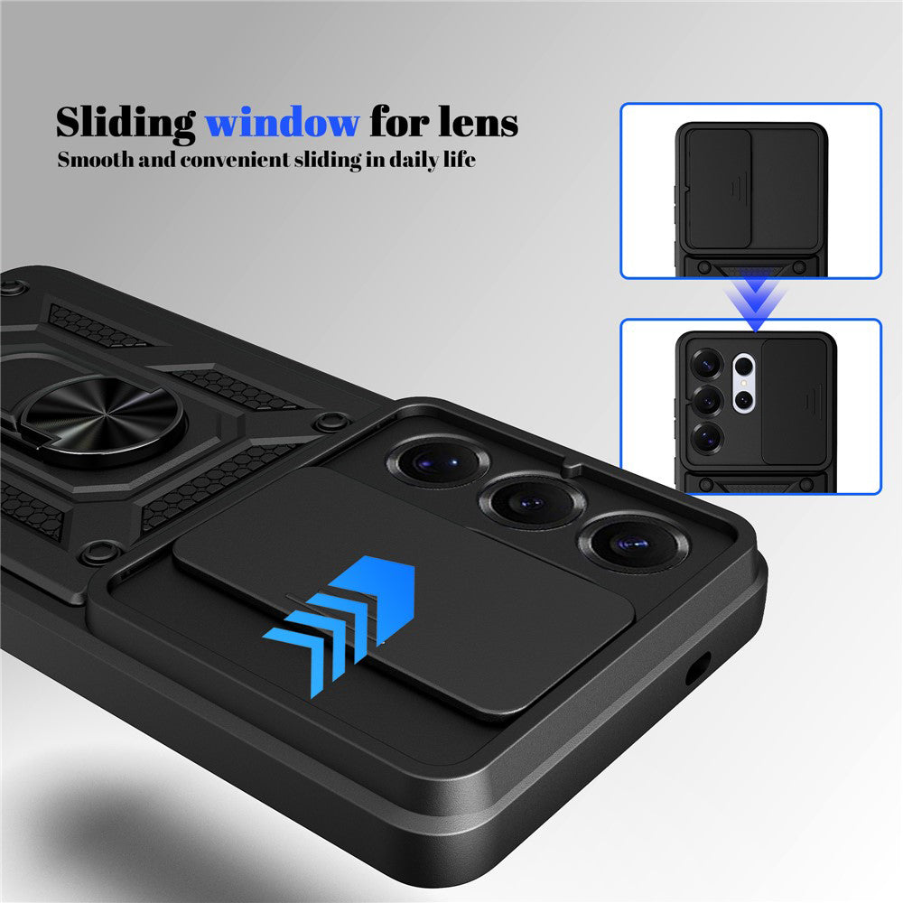 Hülle für Samsung Galaxy S26 Plus, Techsuit, CamShield, Blau