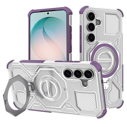 Hülle für Samsung Galaxy S26 Plus S947, Techsuit, Carbon Shield Pro, Lila