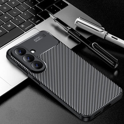 Hülle für Samsung Galaxy S26 Plus S947, Techsuit, CarbonFiber, Schwarz