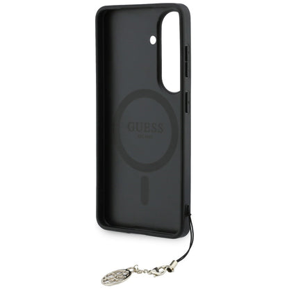 Hülle für Samsung Galaxy S26 S942, Guess, 4G Classic Logo Charm, Schwarz