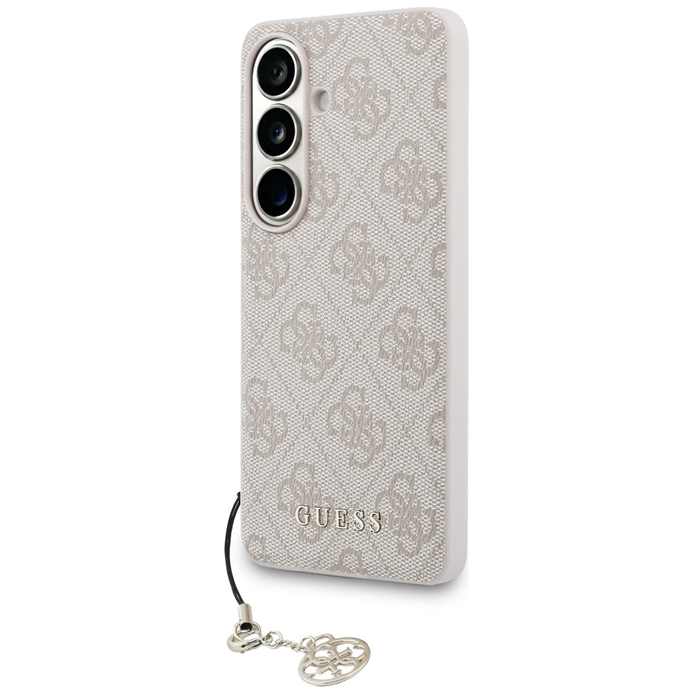 Hülle für Samsung Galaxy S26 S942, Guess, 4G Classic Logo Charm, Rosa