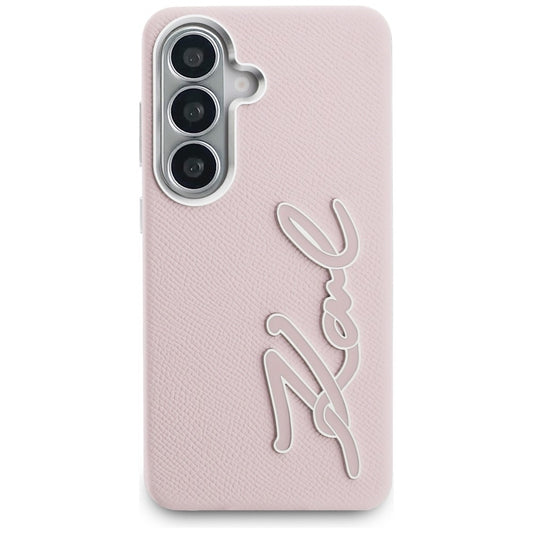 Case for Samsung Galaxy S26 S942, Karl Lagerfeld, Signature Resin Logo, Pink