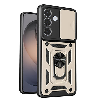 Hülle für Samsung Galaxy S26, Techsuit, CamShield, Gold