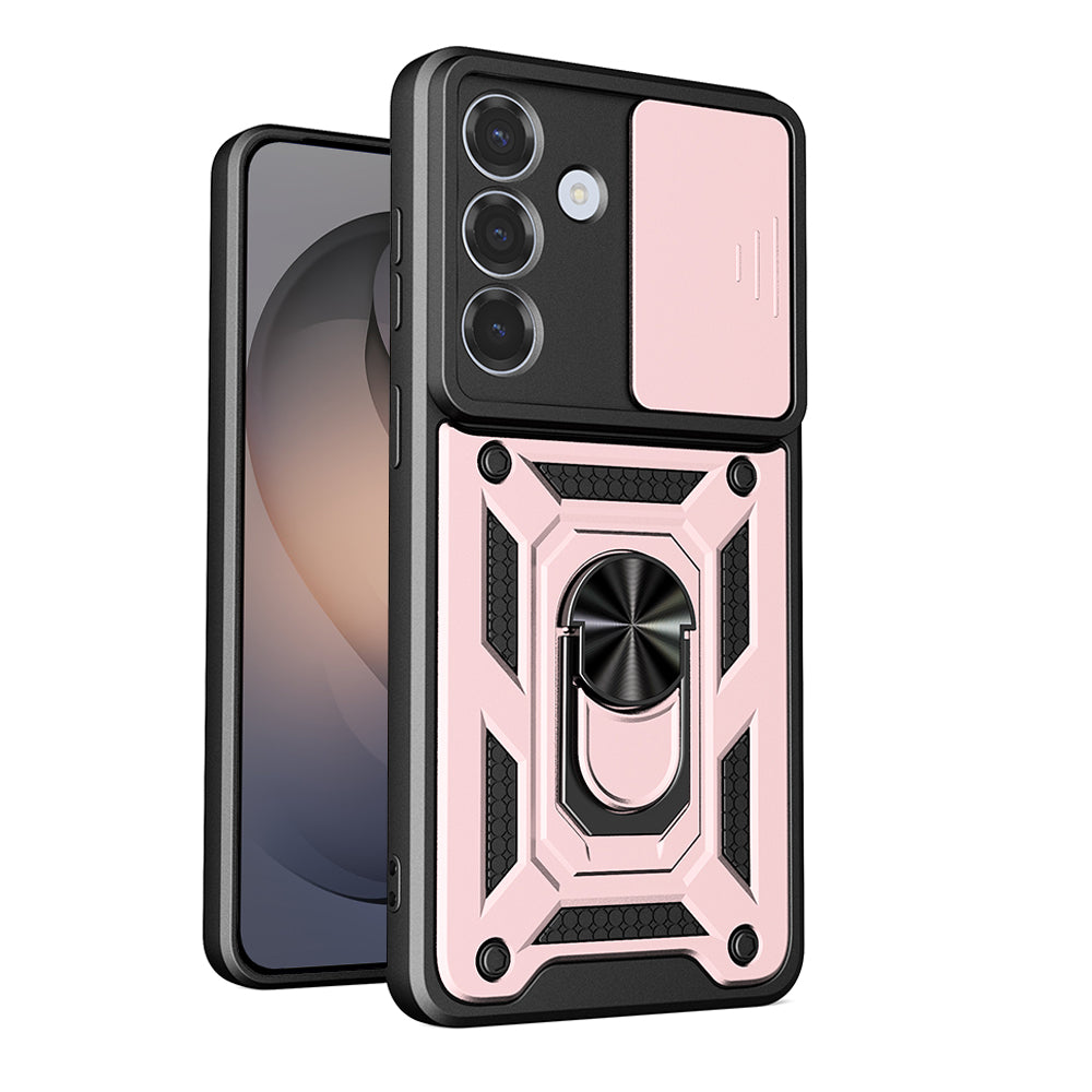 Hülle für Samsung Galaxy S26, Techsuit, CamShield, Roségold