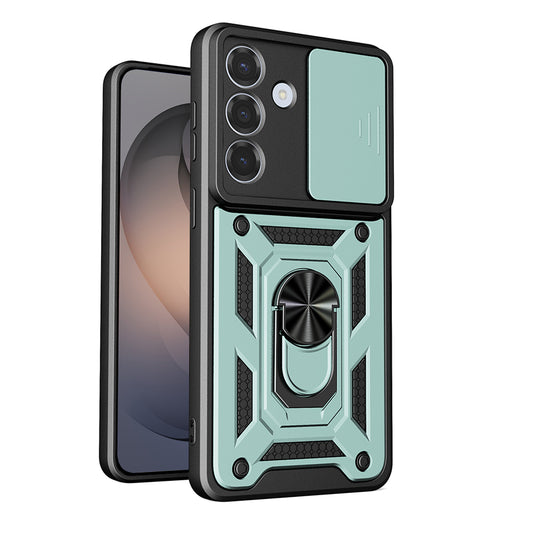 Hülle für Samsung Galaxy S26, Techsuit, CamShield, Grün