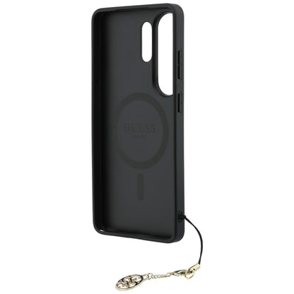 Hülle für Samsung Galaxy S26 Ultra S948, Guess, 4G Classic Logo Charm, Schwarz