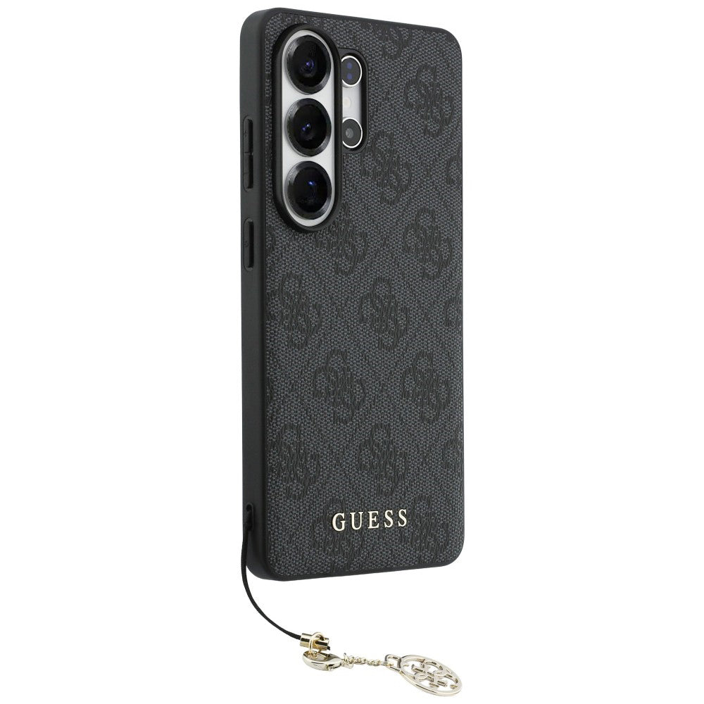 Hülle für Samsung Galaxy S26 Ultra S948, Guess, 4G Classic Logo Charm, Schwarz