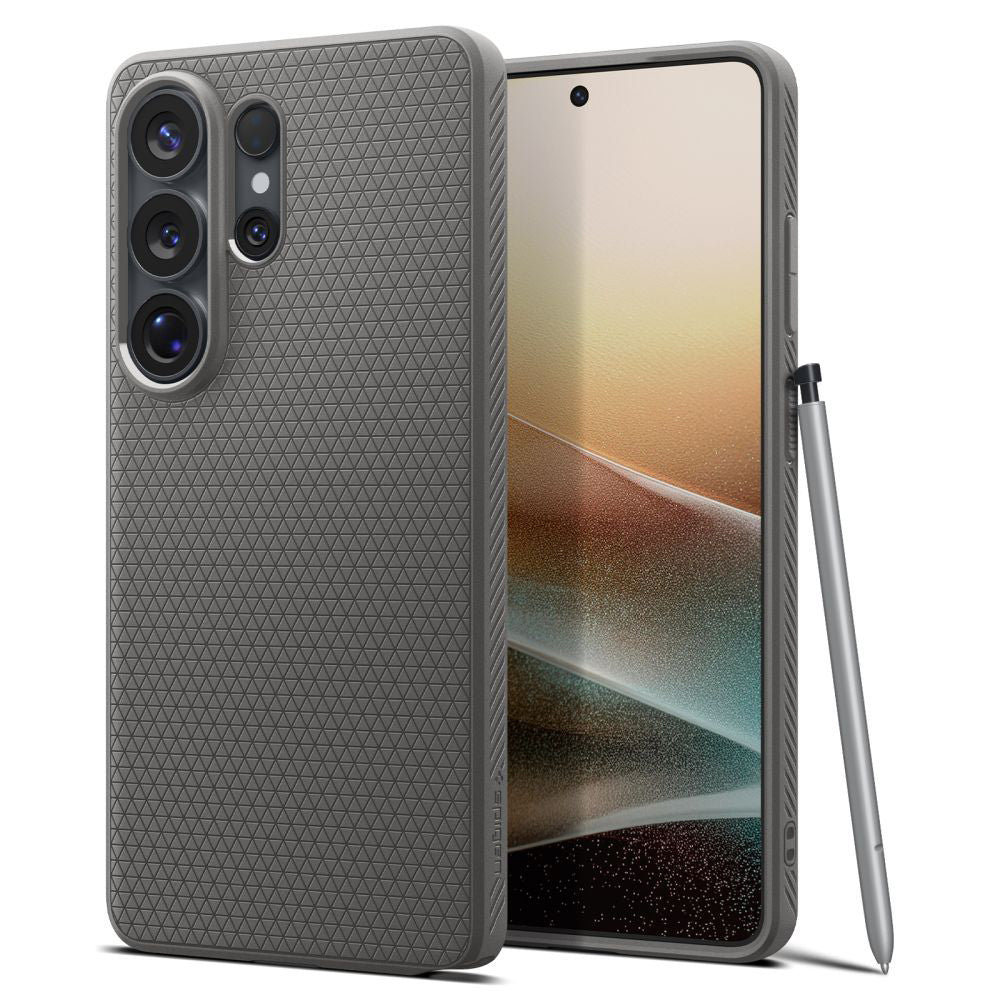 Hülle für Samsung Galaxy S26 Ultra S948, Spigen, Liquid Air, Grau ACS11205