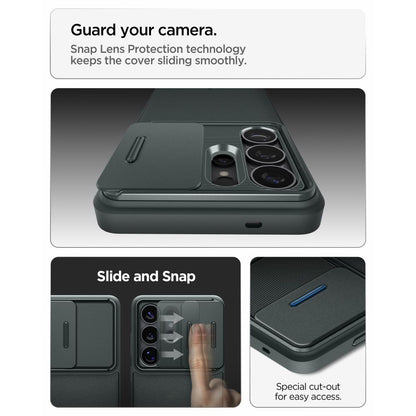 Hülle für Samsung Galaxy S26 Ultra S948, Spigen, Optik Armor, Grün ACS10688