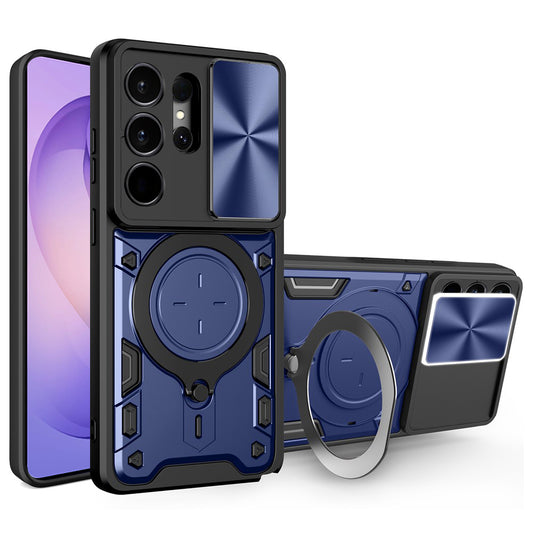 Hülle für Samsung Galaxy S26 Ultra, Techsuit, CamGuard Pro, Blau