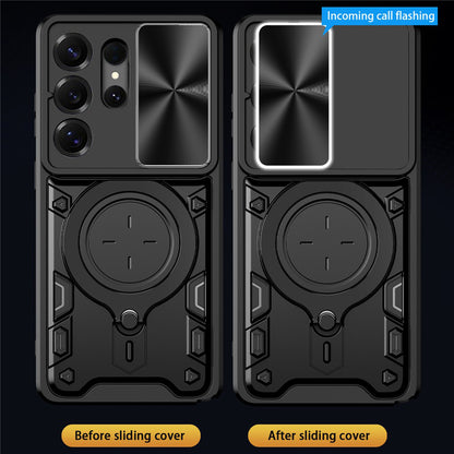 Hülle für Samsung Galaxy S26 Ultra, Techsuit, CamGuard Pro, Rot