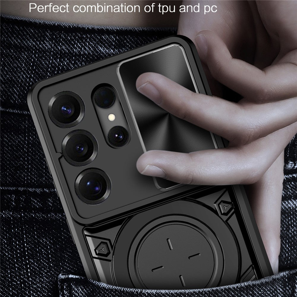 Hülle für Samsung Galaxy S26 Ultra, Techsuit, CamGuard Pro, Rot