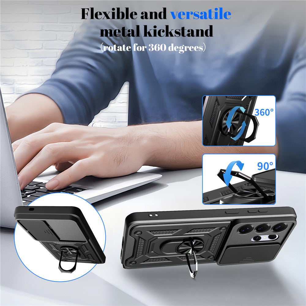 Hülle für Samsung Galaxy S26 Ultra, Techsuit, CamShield, Gold